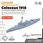 SSMODEL SSC350528-A 1/350 Military Model Kit HMS Colossus Battleship 1918