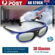 Active Shutter 3D Glasses for 3D DLP-Link Projector BenQ Acer Optoma Viewsonic