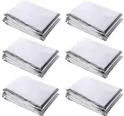6Pack Reflective Mylar Film Garden Greenhouse Covering Foil Sheets for Grow Room