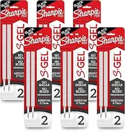 Sharpie Gel Refill Pack of 2, Black (Box of 6)