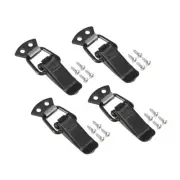 4Pcs Spring Loaded Toggle Latches Catch Hasp Lock 68mm Length Chrome-plated Iron