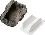 1pc Key Storage Box Stone Storage Case Tablescape Decor Key Bowl Desktop Decoration Storage Container Home Decor Decoration for Home Fake Synthetic Resin Rock Vintage