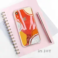 在飛比找PChome24h購物優惠-INJOY mall iPhone X 繽紛盛夏 透明 閃亮