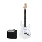 Melodic Dakota Red Electric Guitar White