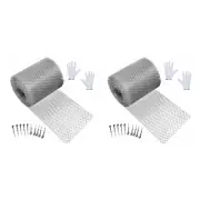 Roof Leaf Guard Mesh Fallen Leaves Gutter Guard for Balcony Outdoor Supplies