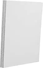 5 Sheets Picture Frame Backing Boards Thick Chipboard for Frame Mats Mailing Padding and Book Binding Durable Paper Sheets for Creative Projects and Versatile Use