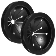 2 Pcs Garbage Disposal Splash Guard Sink Food Processor Drain Baffle