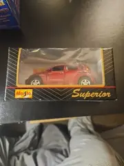 Maisto Road & Track Chrysler PT Cruiser Pullback Car Power Racer Purple 1:43