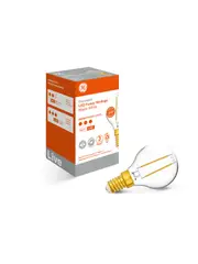 GE 4.5W Heritage Dimmable LED Fancy Round SES Globe in Warm White
