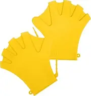 Generic Swimming Gloves Webbed Swim Wrist Warmers Fins Pool Insulated Chainsaw Swimming Goggles Vice Fog Paddles Water Aerobics Lap for Swimming Black