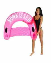 Poolcandy Sweet Shop Pink Bubble Gumpar Pink (3-2) Inflatable sun chair