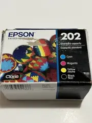 EPSON 202 Claria Ink Standard Capacity Black & Color Cartridge Combo EXP 10/2025