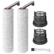 Roller Brush and Hepa Filters for Dreame H14 Wet and Dry Vacuum Cleaner Replacement Accessories As Shown