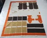 Great Outdoors Cut Sew Panel Cotton 36"x60" Campfire Smores Rock Log Rocks Read