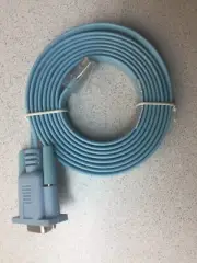 CISCO 6 FT CONSOLE CABLE 74-3080-01 REV A0 45437 FOXCONN K 0807 BLUE