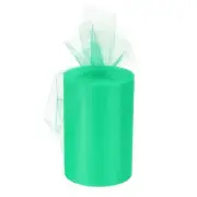 Tulle Rolls Fabric Spools 6" 100 Yards Blue Green for Wrapping Wedding