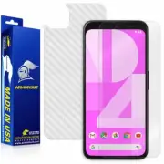 ArmorSuit Google Pixel 4 XL Screen Protector + White Carbon Fiber Skin USA