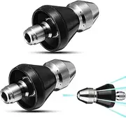 2 Pack Sewer Cleaning Tool High-Pressure Nozzle, Culvert Cleaning Tool, Hot Water Heater Cleaning, Plumbing Tools for Professional Plumber, Sewer Line Cleaner