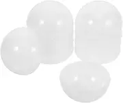 SOESFOUFU 10pcs Vanity Light Globes Replacement Makeup Mirror Light Covers Pc Material Anti-Fog Heatproof Easy to Install Universal Bulb Shades