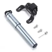 WEST BIKING Bicycle Pump Schrader Presta Bike Inflator Ball Pump 130PSI Silver