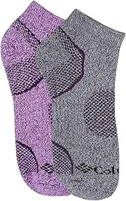 [Columbia] Womens 2-Pack Low Cut Walking Socks