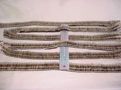 10Y DECOPRO 0150IB IMPERIAL COLLECTION BLACK PLATINUM FRINGE UPHOLSTERY TRIM
