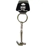 Hy-Ko PROD CO KHO748 2.5", Silver, Novelty Hammer Keychain with Keying