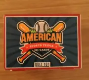 American Sports Trivia 101 Cards Quiz