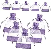 Cabilock 10pcs Empty Sachet Bags Mesh Drawstring Pouches Decorative Pouches for Jewelry Storage