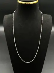 Pandora Sterling Silver Polished Necklace Rolo Chain 399260C00-60