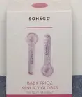 SONAGE Pink Glitter Baby Frioz Mini Icy Globes 5-in-1 Facial Massagers, MSRP $54