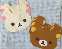 在飛比找Yahoo!奇摩拍賣優惠-現貨五件 日本Rilakkuma 拉拉熊 彌月禮純棉口水巾 