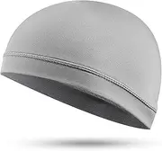 [Generic] Blelsa Sports Men Cycling Cap Bicycle Bike Helmet Liner Running Skiing Cycle Beanie Cap Balaclava Headwear Grey