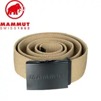 在飛比找樂天市場購物網優惠-【MAMMUT 長毛象 Logo Belt 金屬LOGO印花