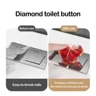 Heart Shaped Toilet Presser Toilet Button Toilet Press Enhances Bathrooms _we