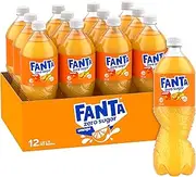 Fanta Orange Zero Sugar Soft Drink Multipack Bottles 12 x 1.25L