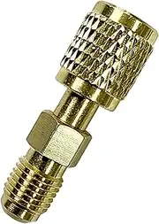 HVAC Refrigerant Tank Adapter,AC Refrigerant System Adapter | Quick Connect Precise Reverse Fitting, 1/4 Inch Connector for Split Air Conditioner