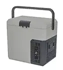18L Brass Monkey Portable Fridge / Freezer - Grey/Dark Grey