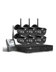 [UL-Tech] Wireless CCTV Security System 8CH NVR 6 Bullet 3MP Cameras 1TB