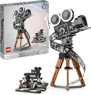 LEGO | Disney Walt Disney Tribute Camera, Movie Memorabilia Set for Adults, with Mickey and Minnie Mouse Minifigures, Plus Bambi & Dumbo Animal Figures, Collectible Model Kit for Women and Men 43230