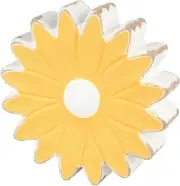 Collins Painting Distressed Wood Flower Petals Shelf Sitter (Small,Yellow Daisy)