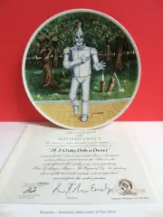 The Wizard of Oz IF I ONLY HAD A HEART Tin Man Knowles Porcelain Plate