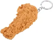 CIYODO Realistic Chicken Leg Keyring Versatile Food Keychain for Handbag Backpack Purse