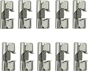 ED ltd. Set of 10 Add On Soft Close Cabinet Hinge Adaptor 110° Cupboard Door Click Slide for Lama Salice Hinges
