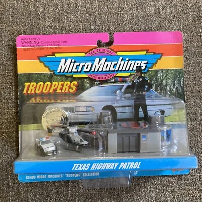 Galoob Micro Machines Texas Highway Patrol Collection #40 Troopers