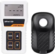High Performance PAR Meter High Precision Light Intensity Tester Digital Light Energy Meter PPFD Measurement for Plants Greenhouse for Homes, Agriculture, Warehouse