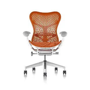 【Herman Miller】Mirra 2 全功能-白框/橘色 l 原廠授權商世代家具(人體工學椅/辦公椅/主管椅)