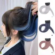 Set of 2: Hair Fringe 1 Pair - GradientLight Gray - One Size