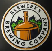 ALEWERKS BREWING Virginia superb 12" METAL TACKER SIGN craft beer brewery C
