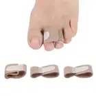1 pc rubber gel toe straightener separator bunion corrector pain relief B&E2